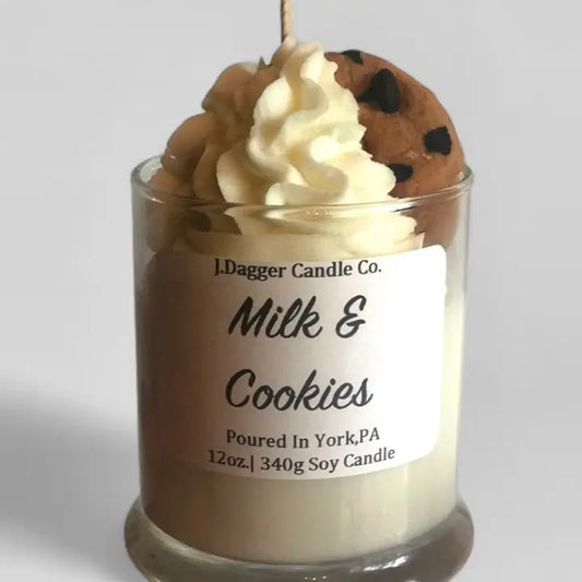 Milk & Cookies Dessert Soy Candle, 12oz.