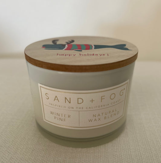 Winter Pine Candle by Sand + Fog