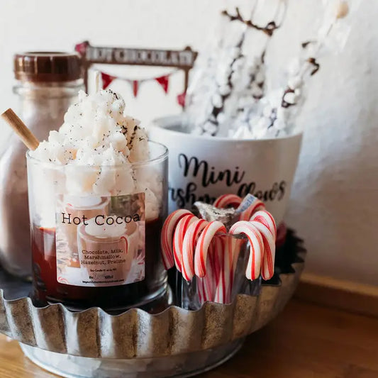 Hot Cocoa Dessert Candle